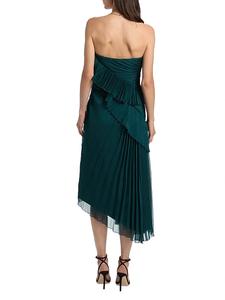 Amur Women's Caitlyn Strapless Midi-Dress | Thumbnail 5
