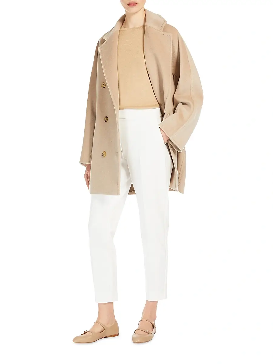Max Mara Women's Short 101801 Icon Coat | Thumbnail 4 Max Mara Women's Short 101801 Icon Coat | Thumbnail 4