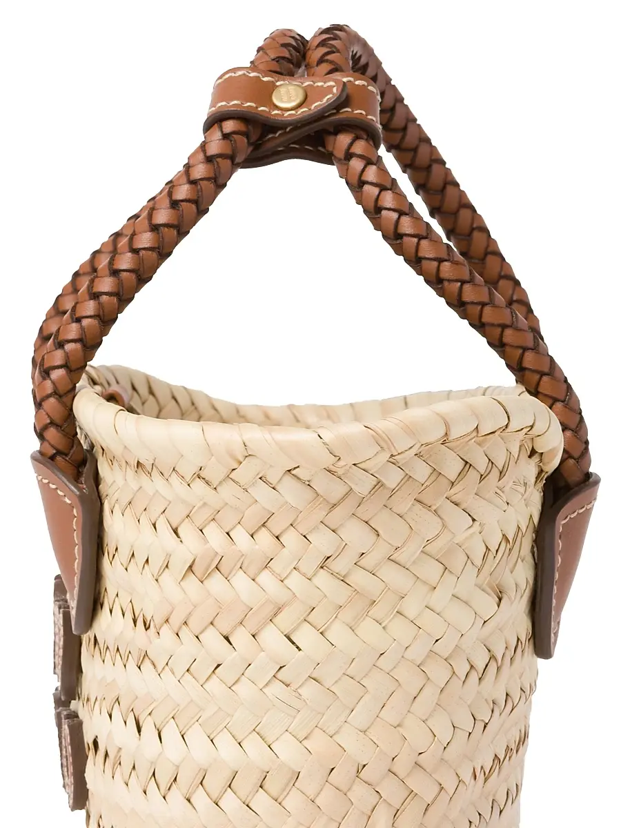 Miu Miu Women's Woven Fabric Top Handle Bag | Thumbnail 7