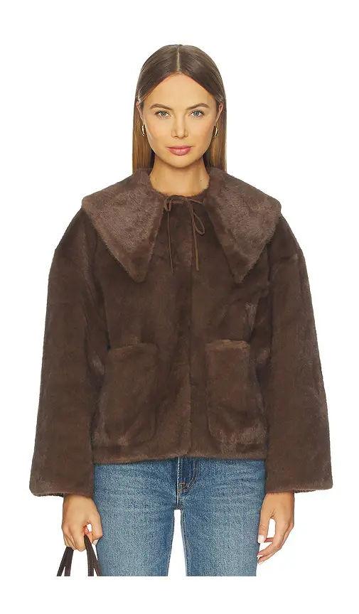 By Malene Birger Jacquie Fake Fur Jacket | Image 1 By Malene Birger Jacquie Fake Fur Jacket | Image 1