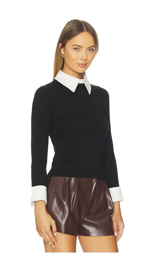Alice + Olivia Alice + Olivia Porla Collared Sweater | Thumbnail 2 Alice + Olivia Alice + Olivia Porla Collared Sweater | Thumbnail 2