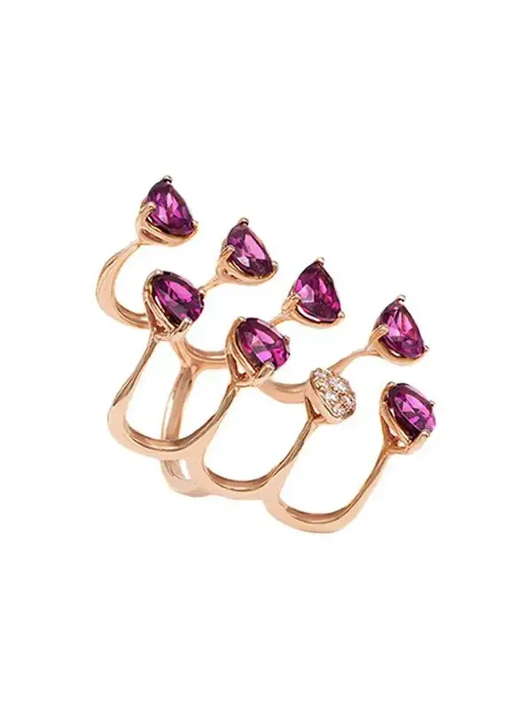 Rhodolite Garnet Aurore Ring Rhodolite Garnet Aurore Ring