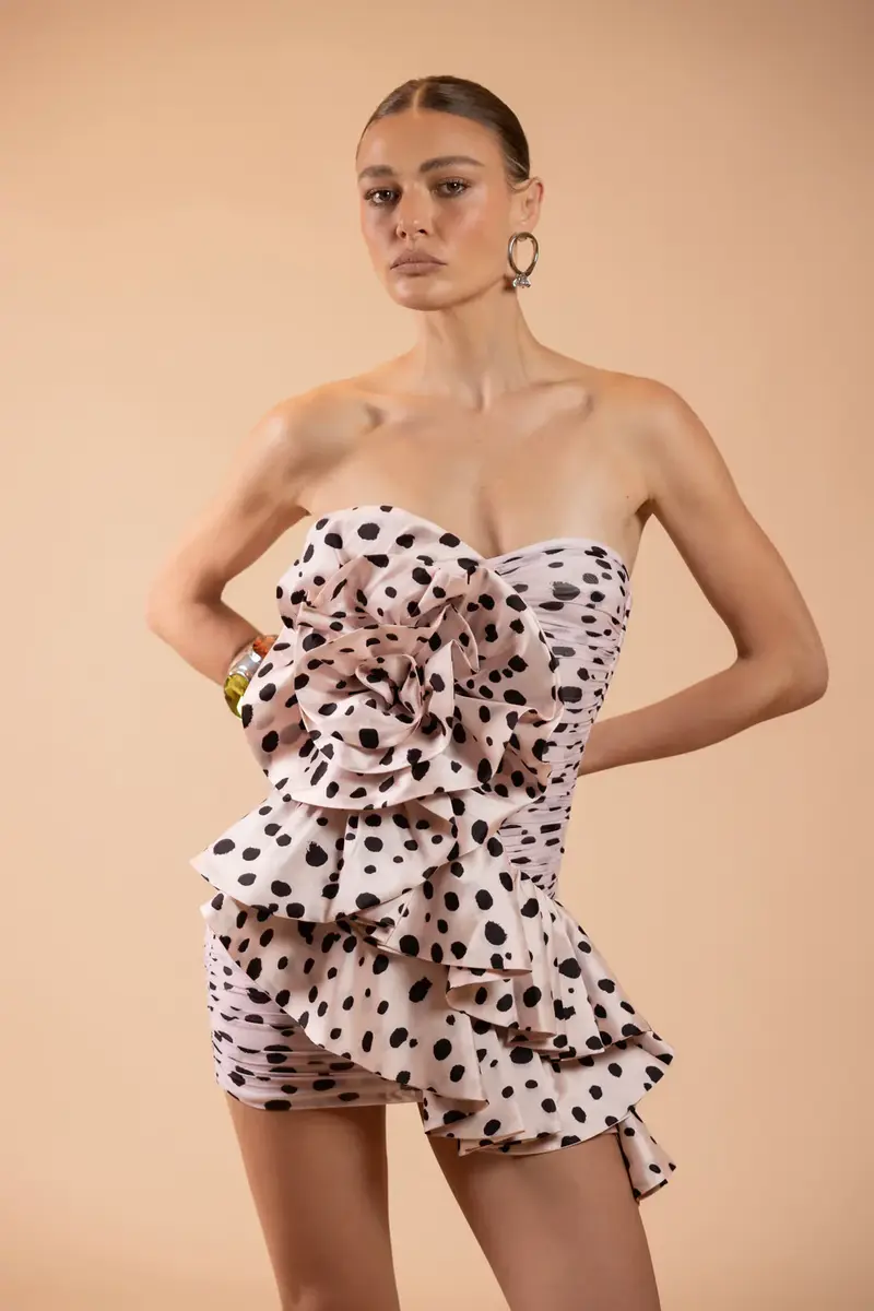 PatBo PEONY DOTS MINI DRESS (RUNWAY) | Thumbnail 2