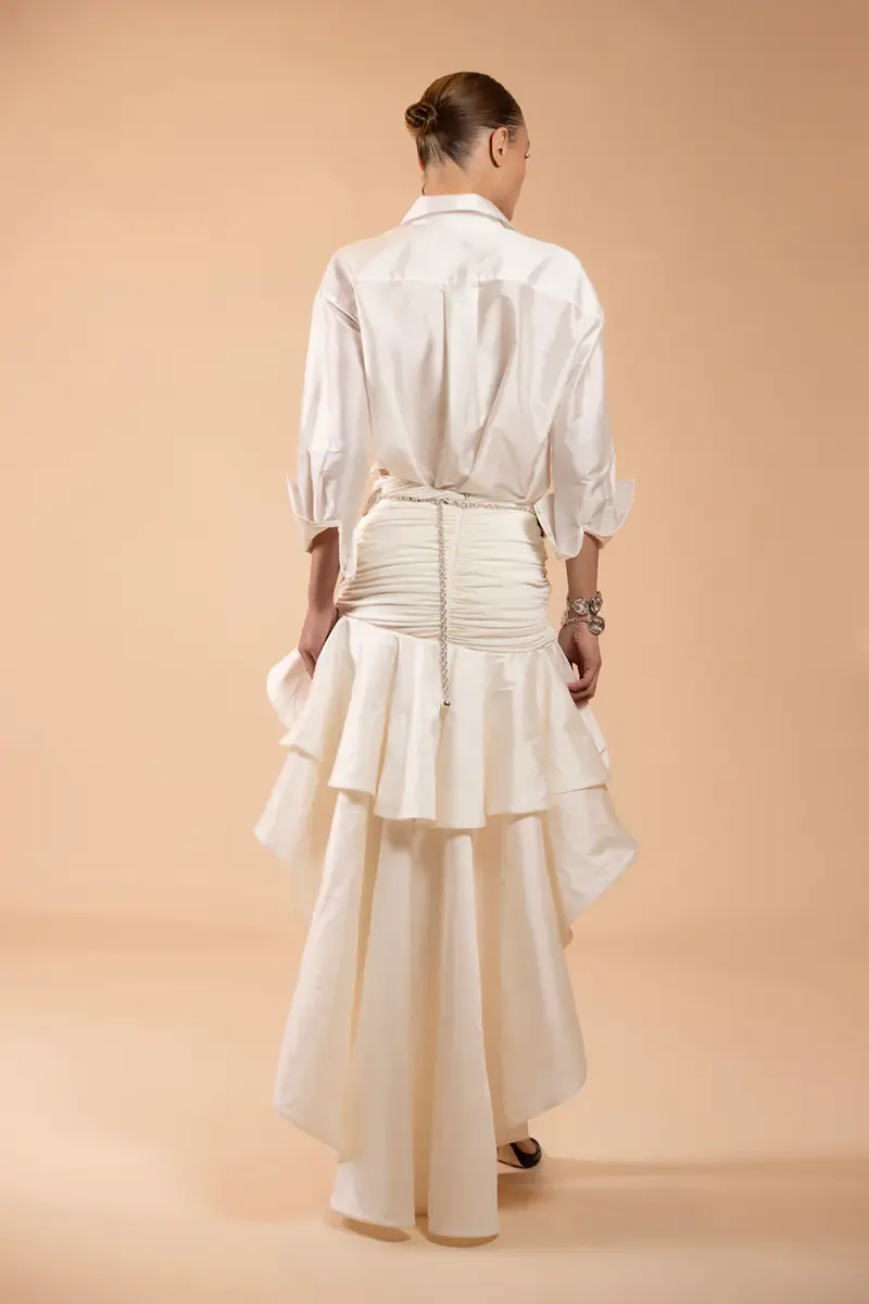 PatBo TAFFETA TARSILA MAXI SKIRT (RUNWAY) | Thumbnail 4