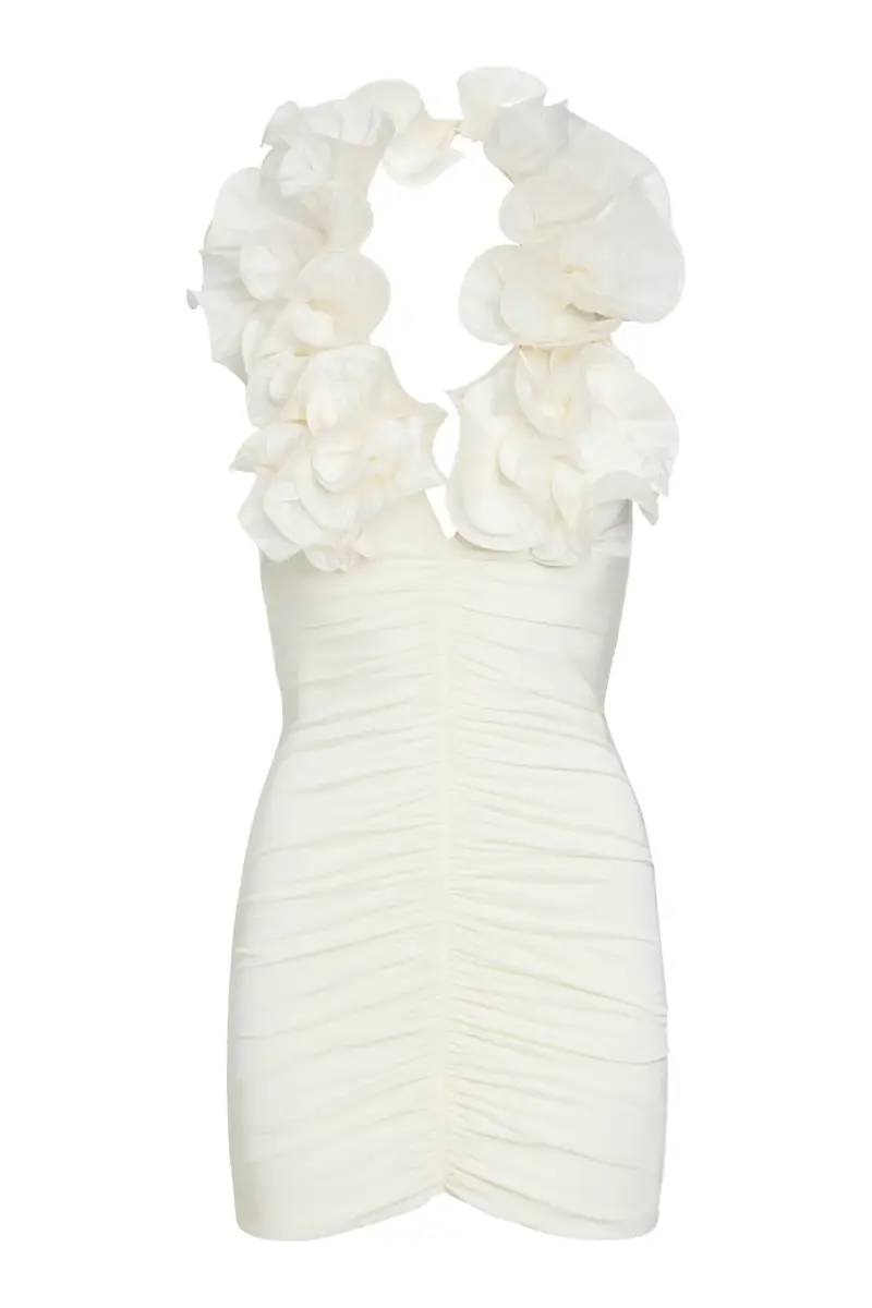 PatBo TAFFETA TARSILA RUFFLE MINI DRESS (RUNWAY) | Thumbnail 2 PatBo TAFFETA TARSILA RUFFLE MINI DRESS (RUNWAY) | Thumbnail 2