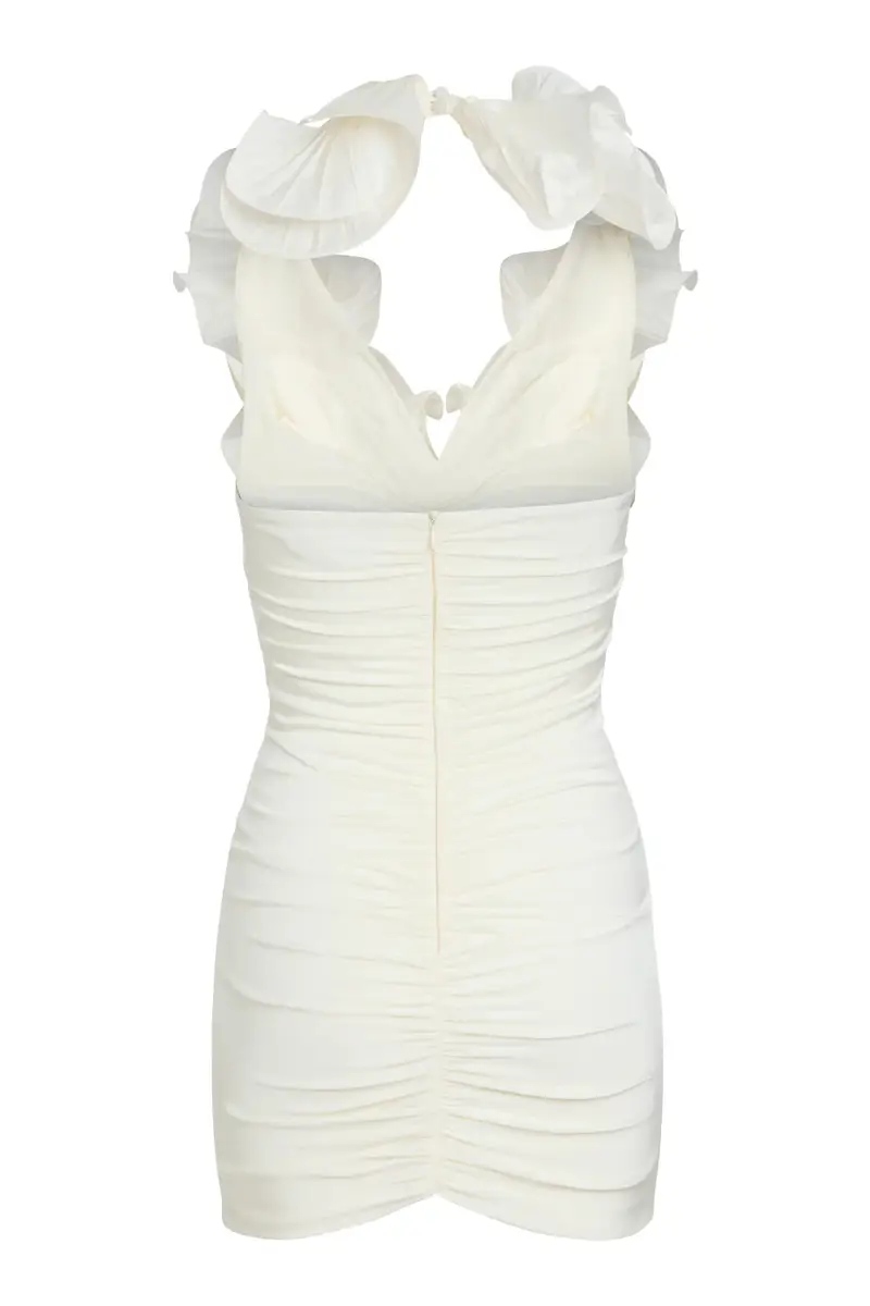 PatBo TAFFETA TARSILA RUFFLE MINI DRESS (RUNWAY) | Thumbnail 5 PatBo TAFFETA TARSILA RUFFLE MINI DRESS (RUNWAY) | Thumbnail 5