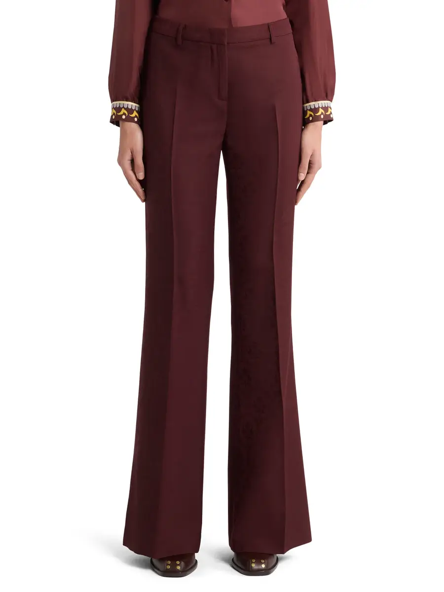 Etro Cool Wool Jacquard Trousers | Thumbnail 3 Etro Cool Wool Jacquard Trousers | Thumbnail 3