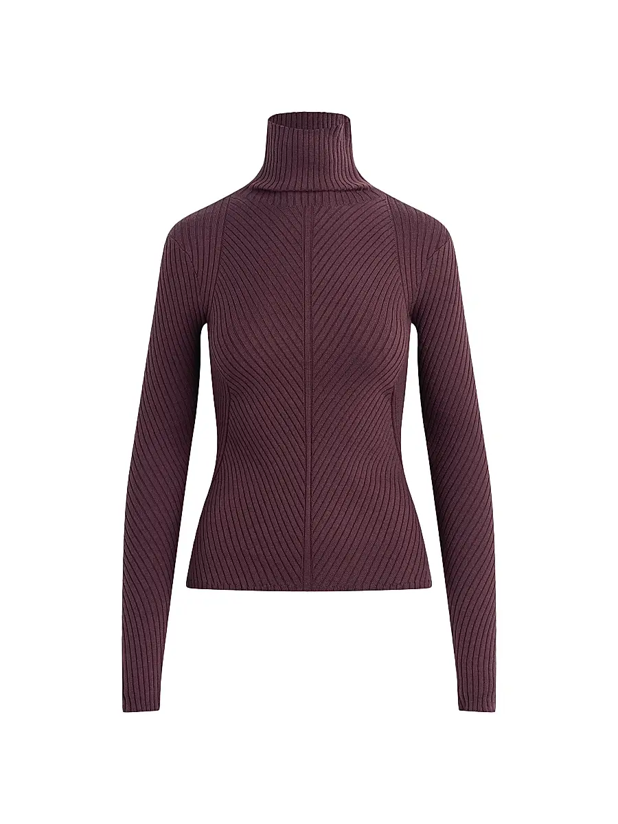 Favorite Daughter Women's The Be Your Girl Merino Wool-Blend Turtleneck Top