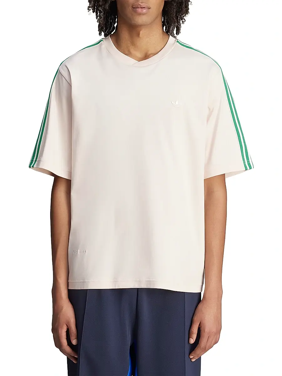 Adidas Men's x Wales Bonner Crewneck T-Shirt | Thumbnail 4 Adidas Men's x Wales Bonner Crewneck T-Shirt | Thumbnail 4