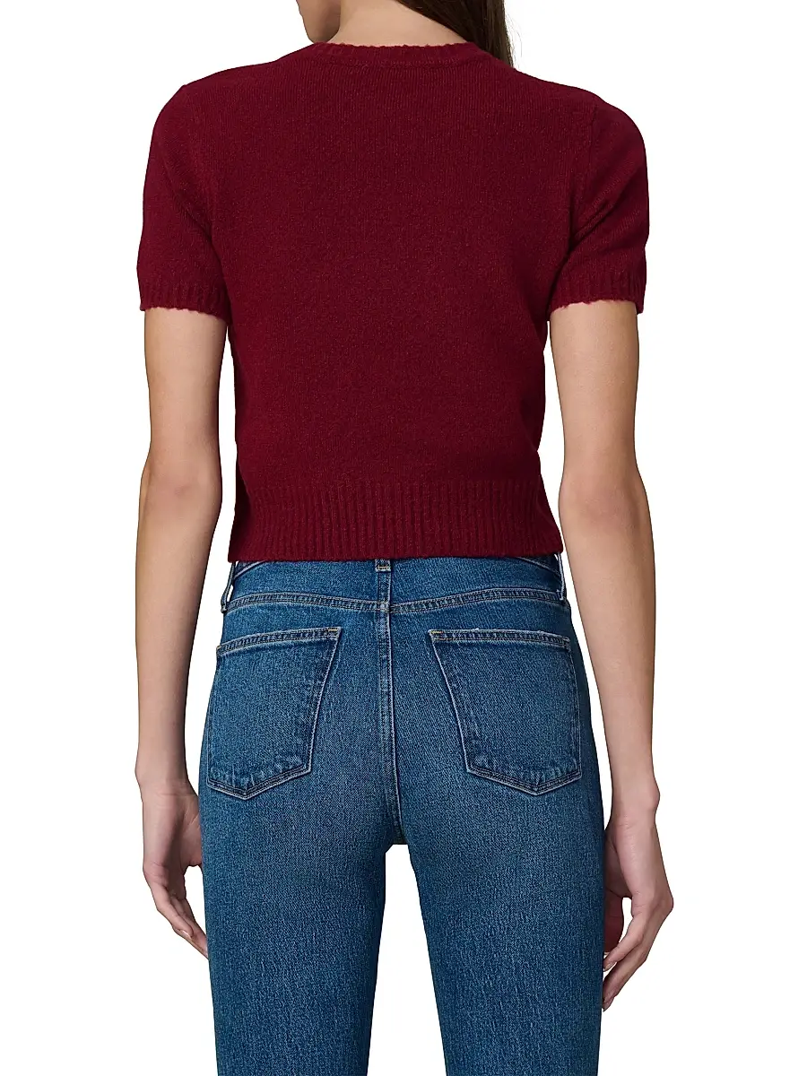 Joe's Jeans Women's The Steph Shrunken Sweater T-Shirt | Thumbnail 5