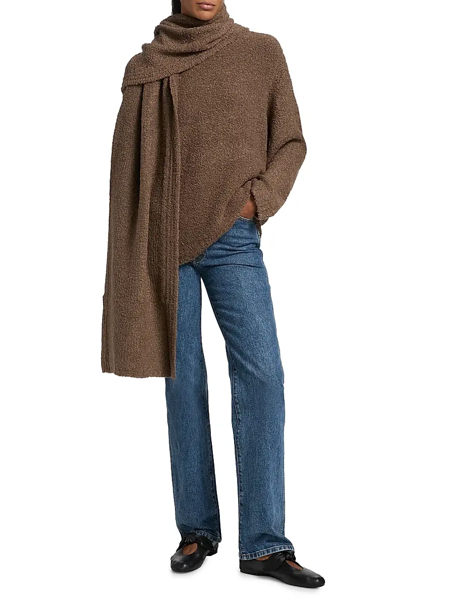 Staud Women's Siren Scarf Sweater | Thumbnail 3 Staud Women's Siren Scarf Sweater | Thumbnail 3