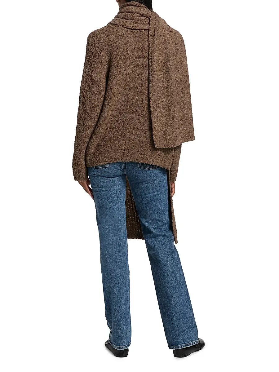 Staud Women's Siren Scarf Sweater | Thumbnail 5 Staud Women's Siren Scarf Sweater | Thumbnail 5