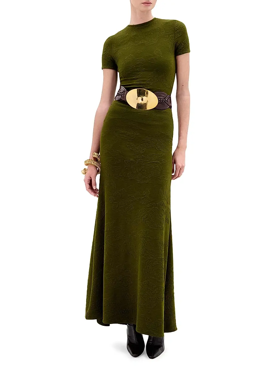 Silvia Tcherassi Women's Cristal Knit A-Line Gown | Thumbnail 2 Silvia Tcherassi Women's Cristal Knit A-Line Gown | Thumbnail 2