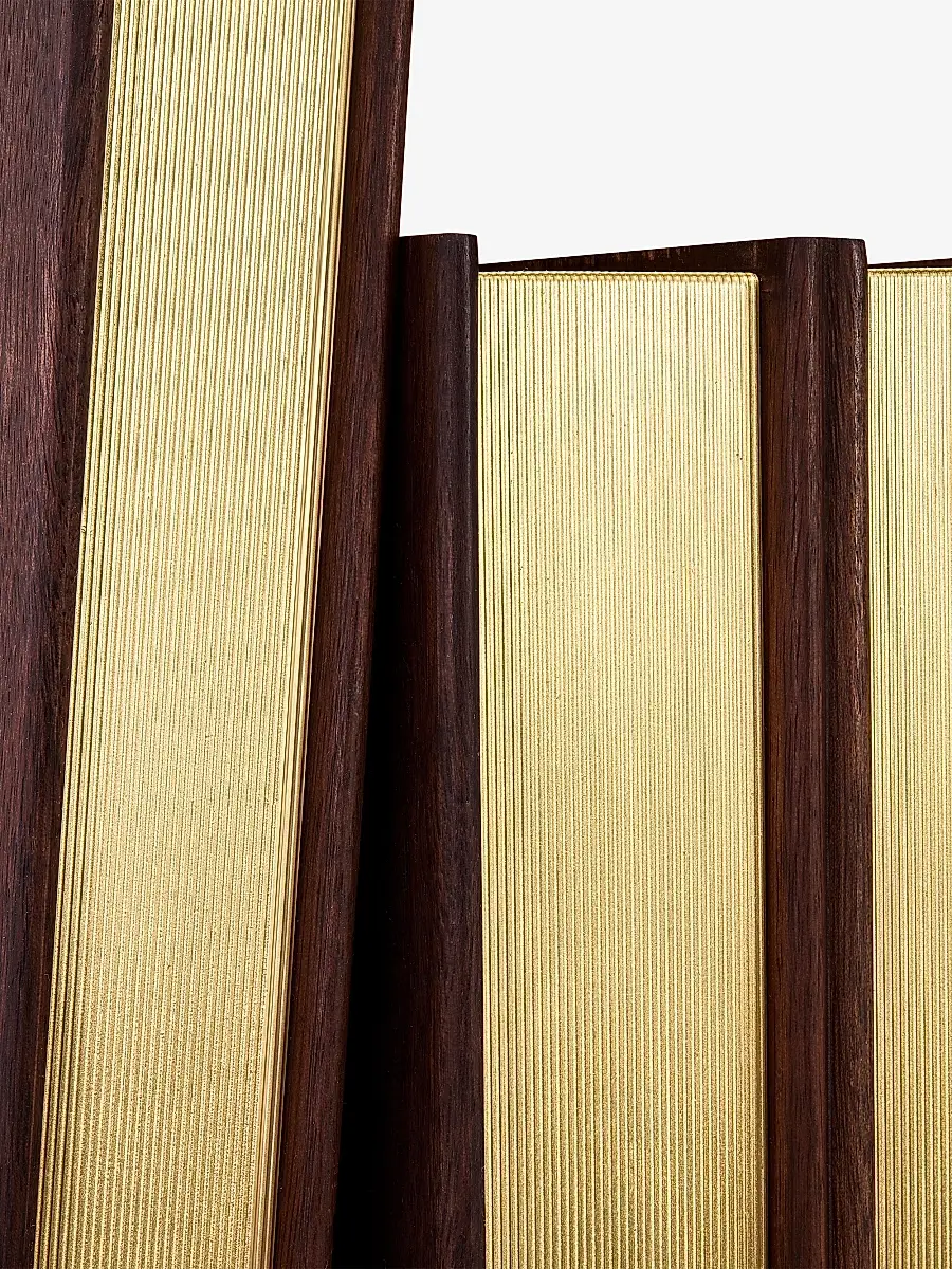 ASSOULINE Library Walnut Wood Bookends | Thumbnail 4