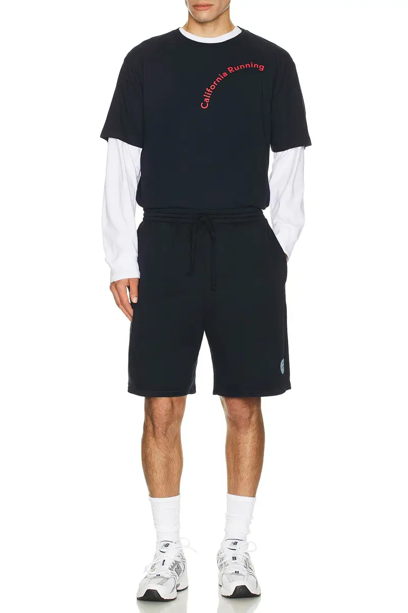 District Vision California Cotton Gym Short | Thumbnail 4