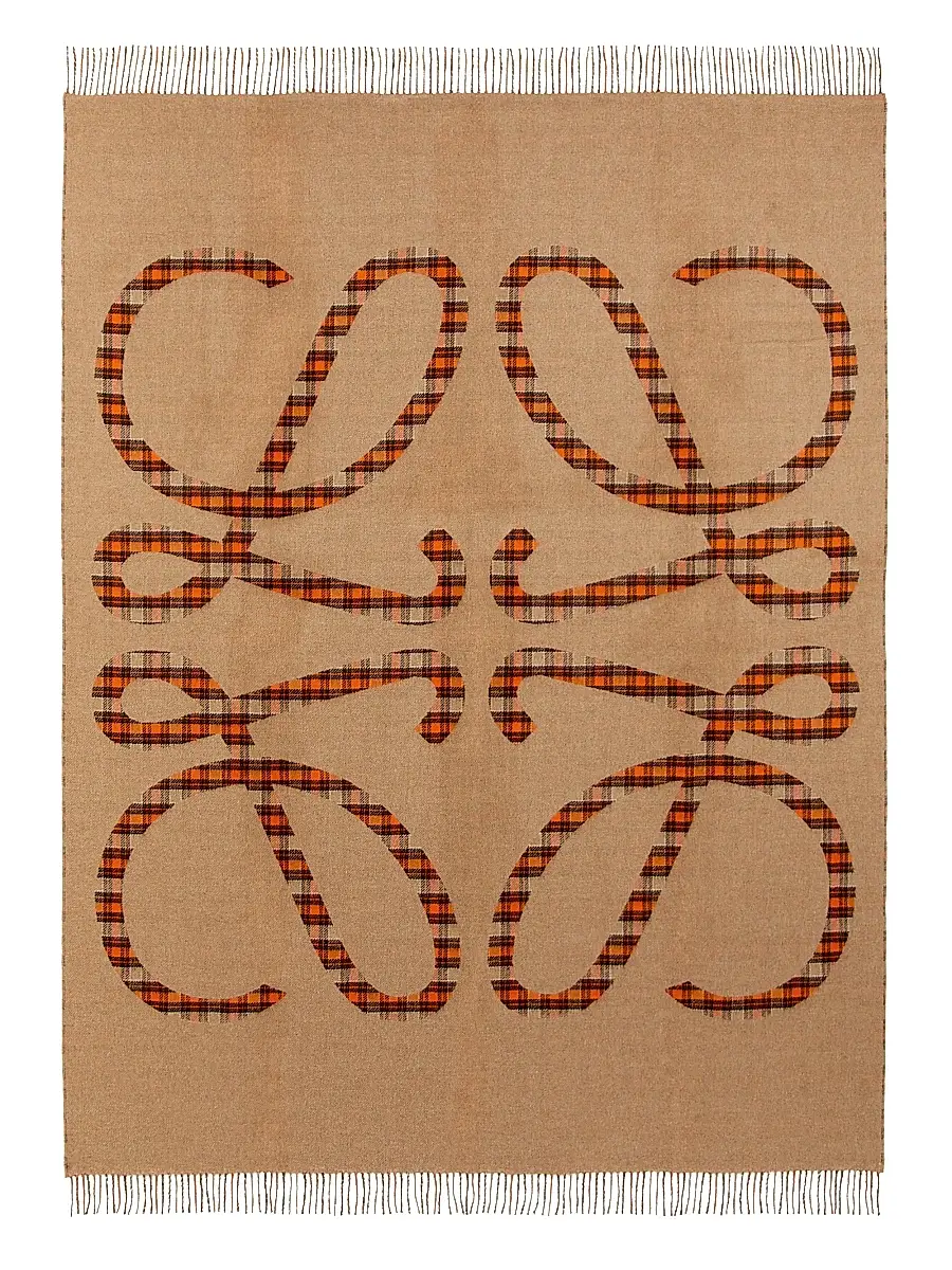 Loewe Anagram Wool-Cashmere Blanket | Thumbnail 2 Loewe Anagram Wool-Cashmere Blanket | Thumbnail 2