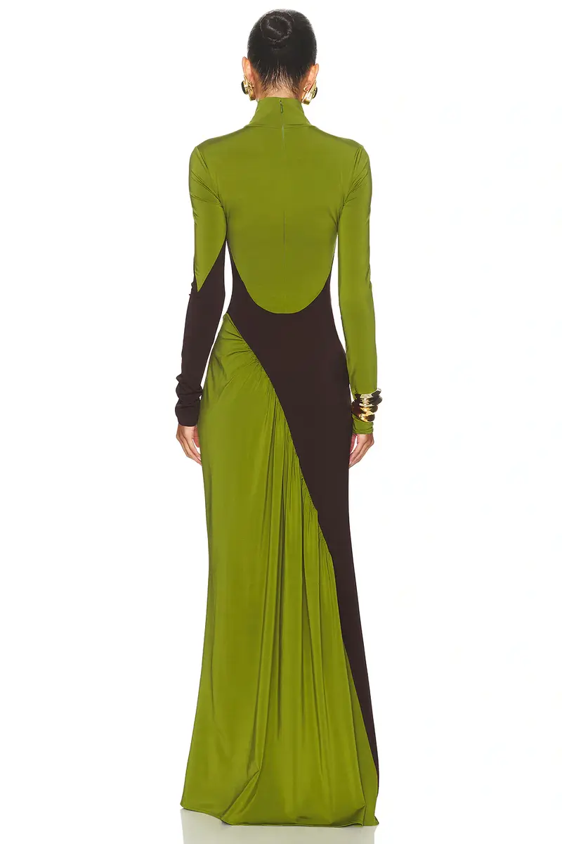 Helsa The Abstraction Color Blocked Jersey Dress | Thumbnail 6