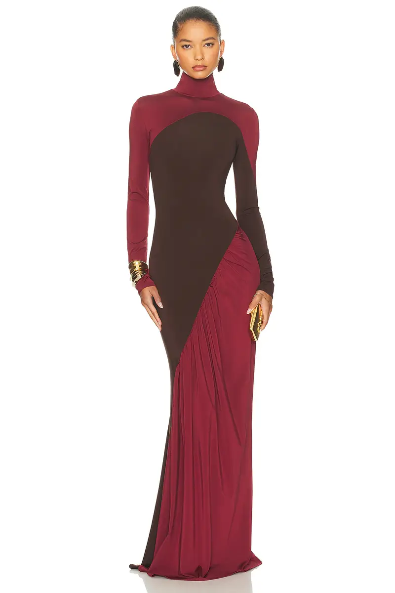 Helsa The Abstraction Color Blocked Jersey Dress | Thumbnail 3 Helsa The Abstraction Color Blocked Jersey Dress | Thumbnail 3