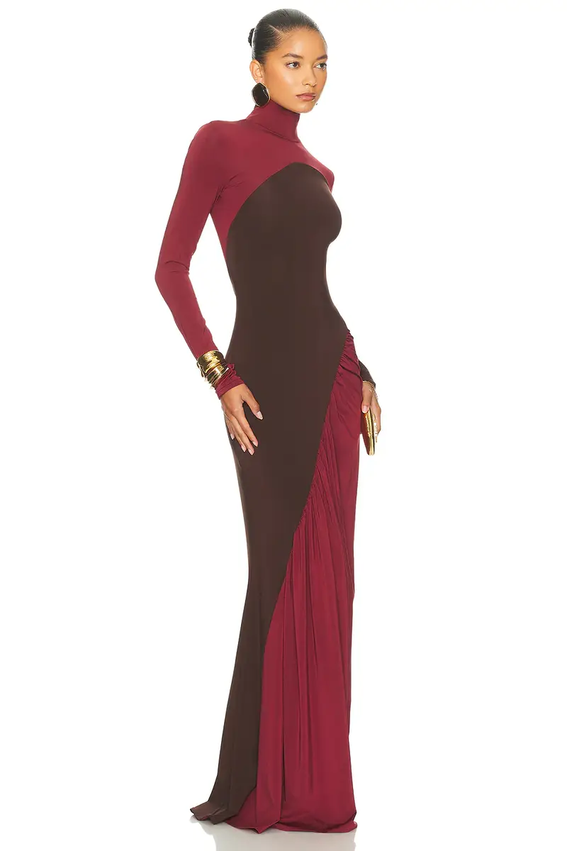 Helsa The Abstraction Color Blocked Jersey Dress | Thumbnail 4 Helsa The Abstraction Color Blocked Jersey Dress | Thumbnail 4