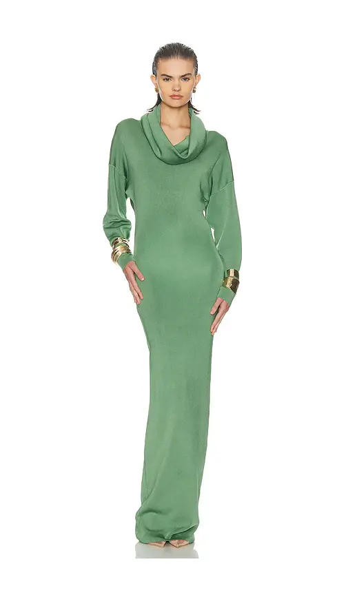 Helsa Emmalynn Cowl Shine Gown | Thumbnail 2 Helsa Emmalynn Cowl Shine Gown | Thumbnail 2