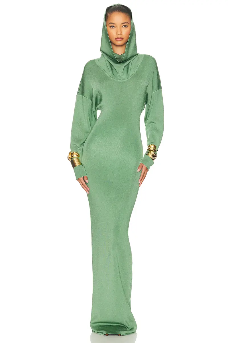 Helsa Emmalynn Cowl Shine Gown | Thumbnail 3 Helsa Emmalynn Cowl Shine Gown | Thumbnail 3