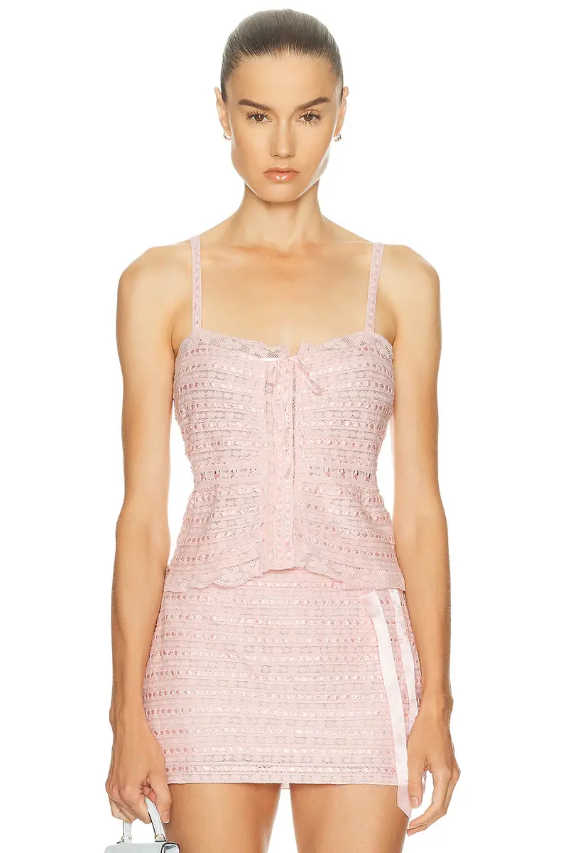LoveShackFancy Niraya Cami Top