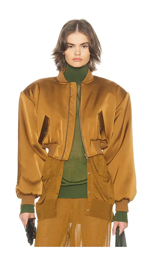 Helsa The Satin Puff Bomber | Image 1 Helsa The Satin Puff Bomber | Image 1