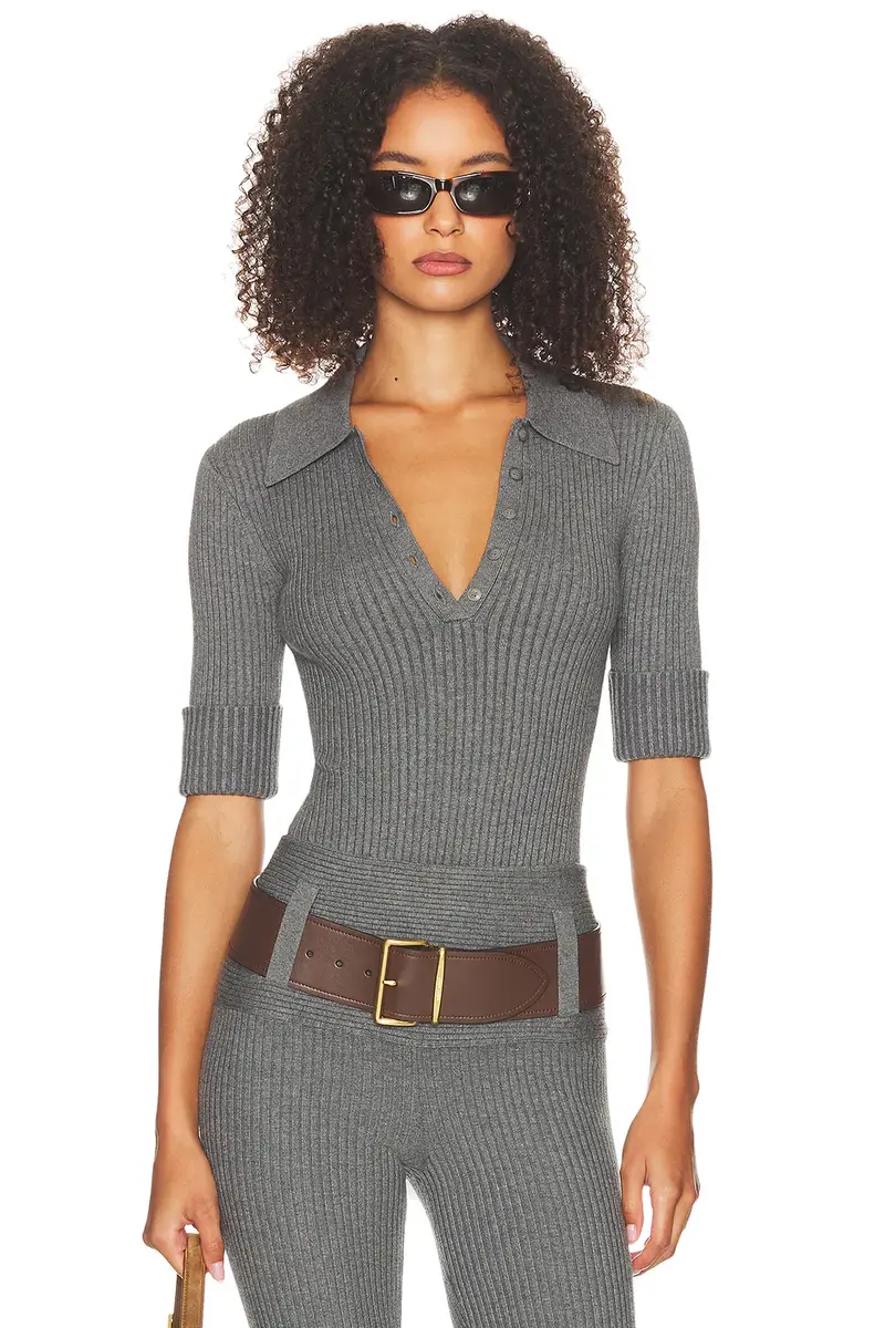 Helsa Devora Polo Bodysuit | Thumbnail 3 Helsa Devora Polo Bodysuit | Thumbnail 3