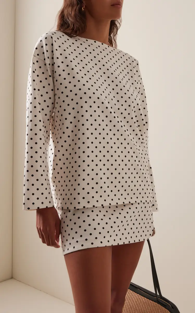 Posse Exclusive Bea Polka-Dot Cotton Top | Thumbnail 2 Posse Exclusive Bea Polka-Dot Cotton Top | Thumbnail 2