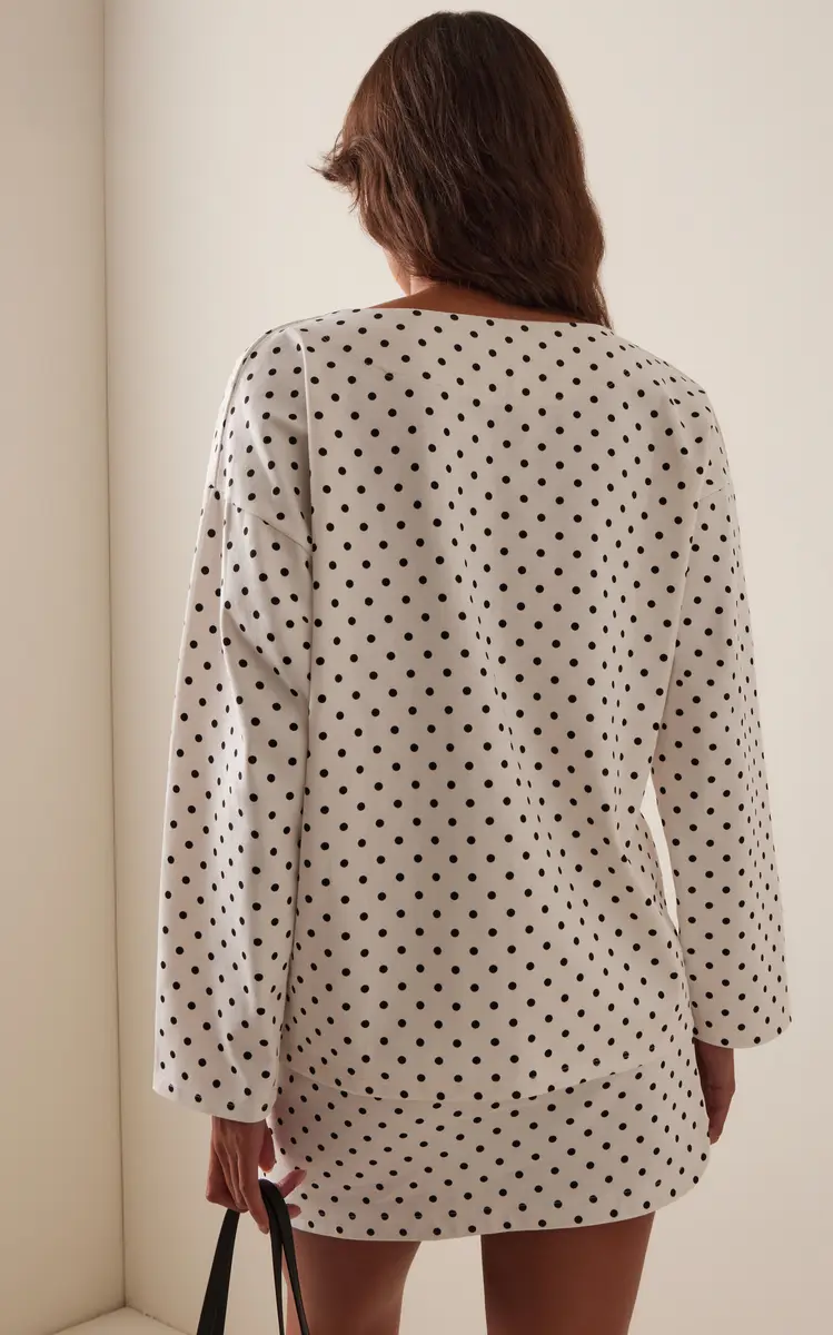 Posse Exclusive Bea Polka-Dot Cotton Top | Thumbnail 4 Posse Exclusive Bea Polka-Dot Cotton Top | Thumbnail 4