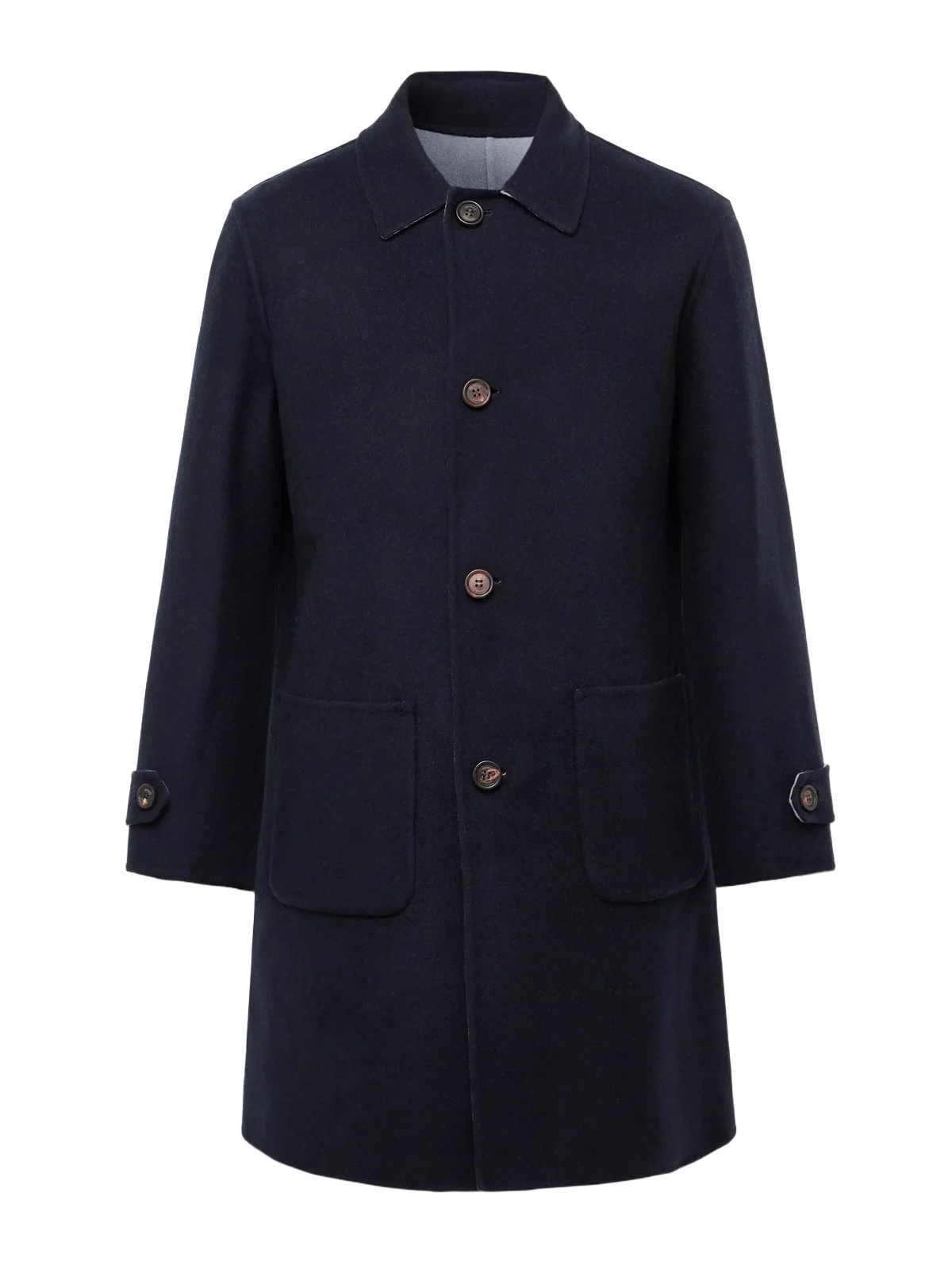 Reversible Wool-Felt Coat - Men Reversible Wool-Felt Coat - Men