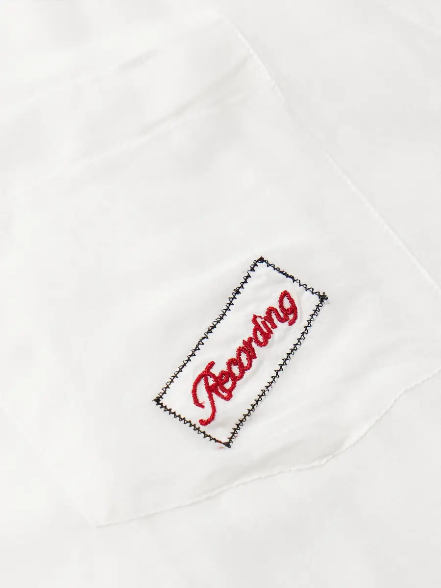 BODE On Air Convertible-Collar Embroidered Cotton and Silk-Blend Voile Shirt - Men | Thumbnail 4 BODE On Air Convertible-Collar Embroidered Cotton and Silk-Blend Voile Shirt - Men | Thumbnail 4