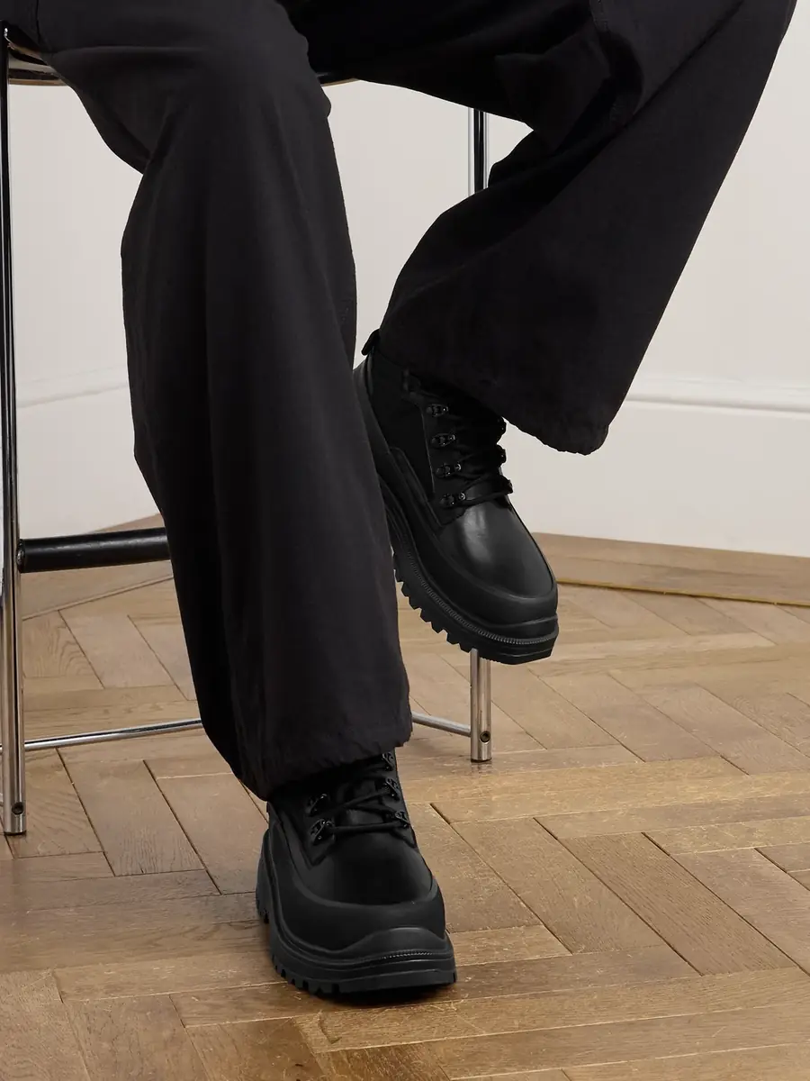 Canada Goose Keystone Rubber-Trimmed Leather and Twill Boots - Men | Thumbnail 2