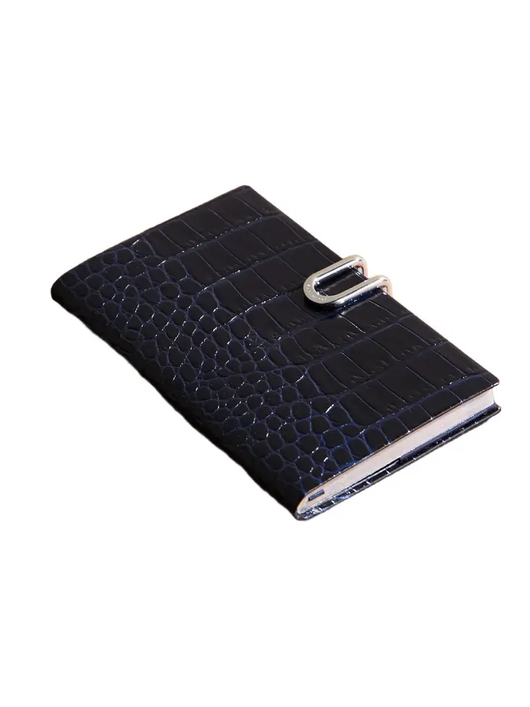 Smythson Panama Mara Croc-Effect Leather Diary - Men
