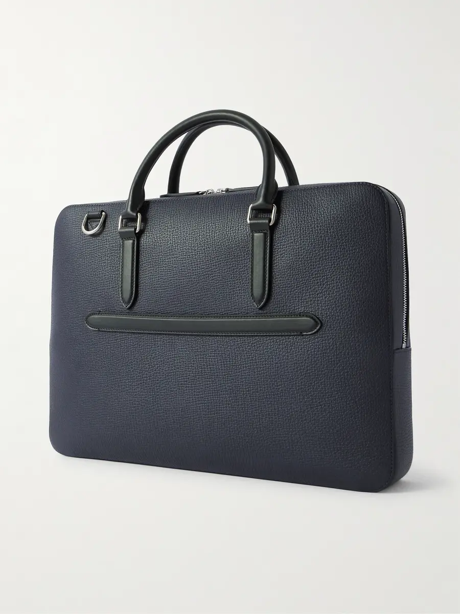 Smythson Ludlow Full-Grain Leather Briefcase - Men | Thumbnail 3