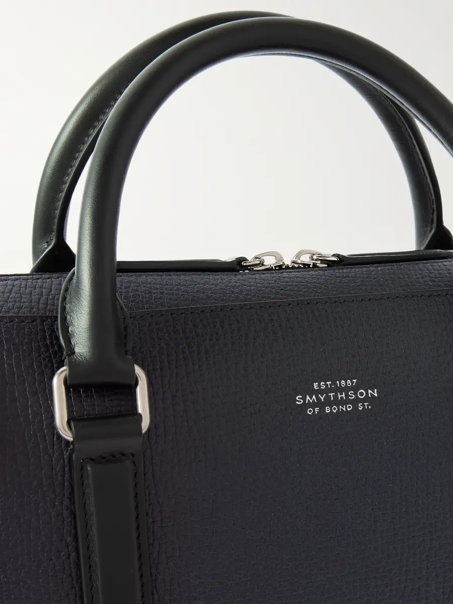 Smythson Ludlow Full-Grain Leather Briefcase - Men | Thumbnail 4