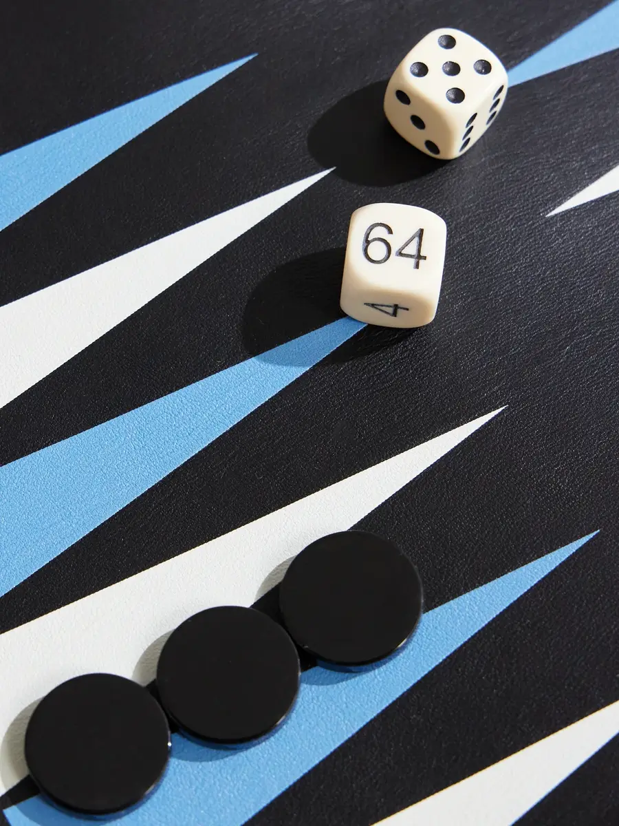 Smythson Cross-Grain Leather Backgammon Roll - Men | Thumbnail 4