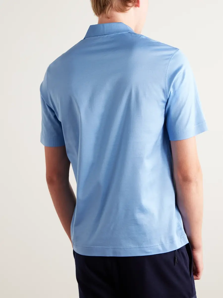 Charvet Slim-Fit Cotton Polo Shirt - Men | Thumbnail 4 Charvet Slim-Fit Cotton Polo Shirt - Men | Thumbnail 4