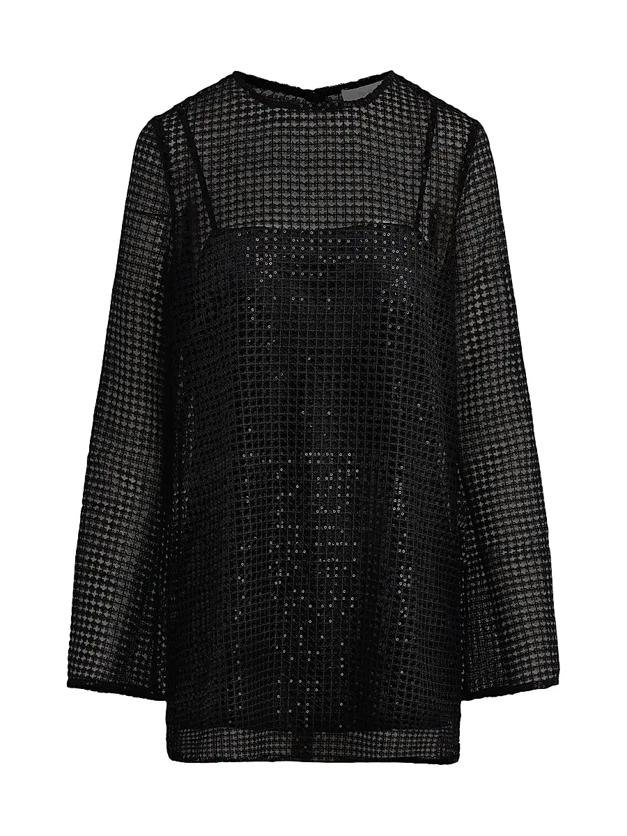 Favorite Daughter Women's The Sweet Life Sequin Mesh Minidress