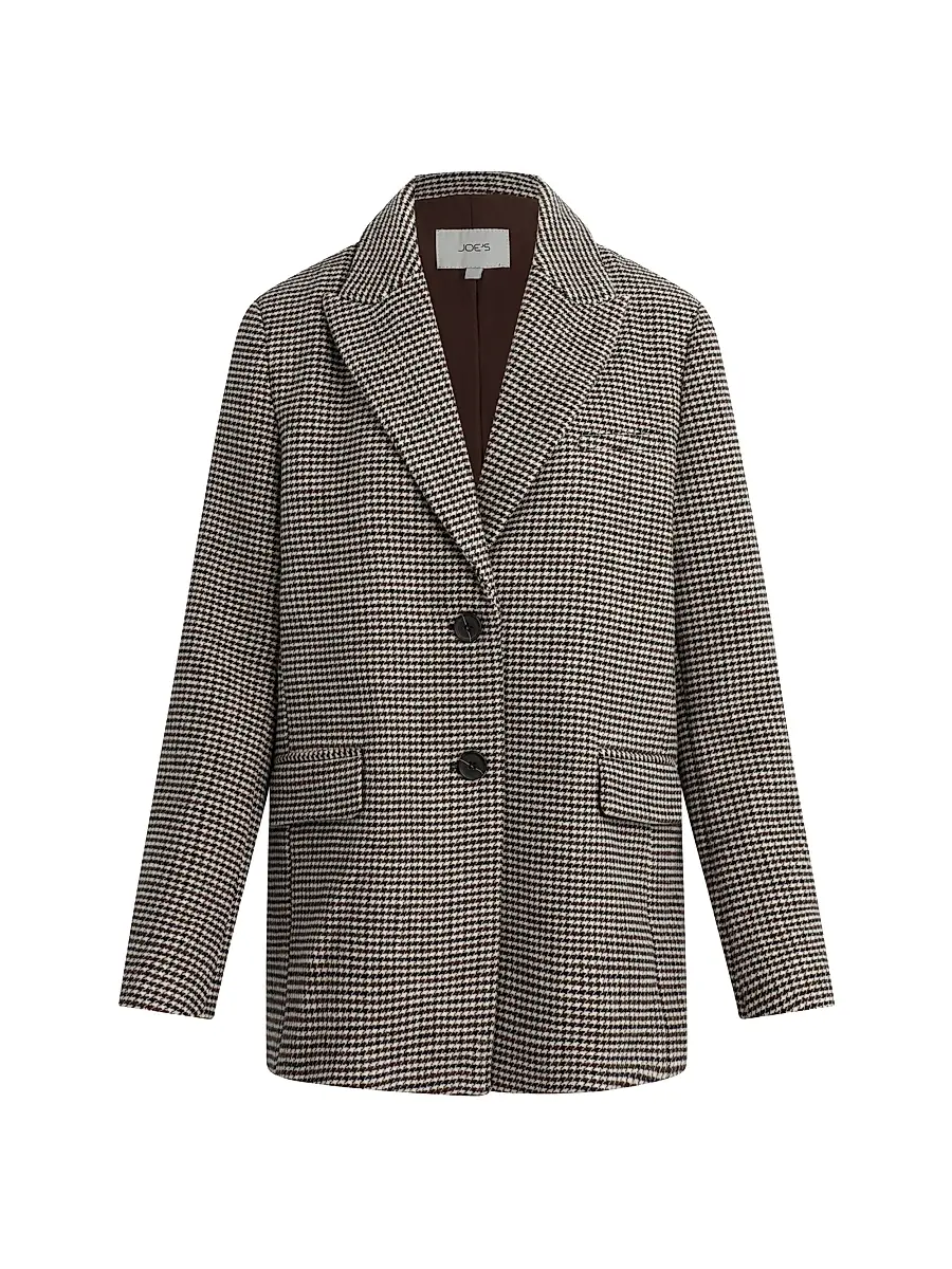 Joe's Jeans Women's The Boyfriend Blazer - Black Chocolate - Size XS | Image 1 Joe's Jeans Women's The Boyfriend Blazer - Black Chocolate - Size XS | Image 1