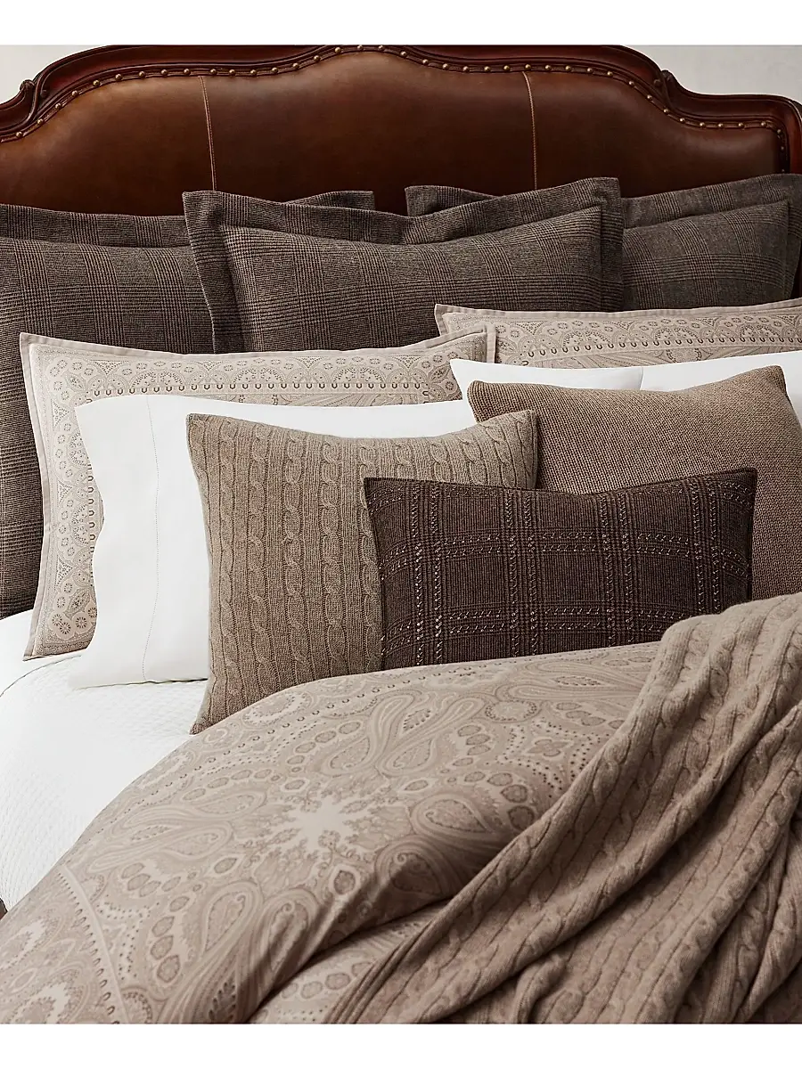 Ralph Lauren Greer Heathered Cotton Throw Pillow | Thumbnail 4 Ralph Lauren Greer Heathered Cotton Throw Pillow | Thumbnail 4