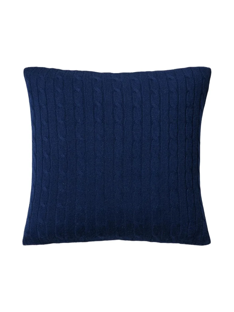 Ralph Lauren Cable-Knit Cashmere Throw Pillow
