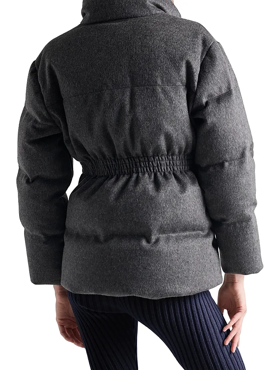 Prada Women's Loden Down Vest - Grey | Thumbnail 5 Prada Women's Loden Down Vest - Grey | Thumbnail 5