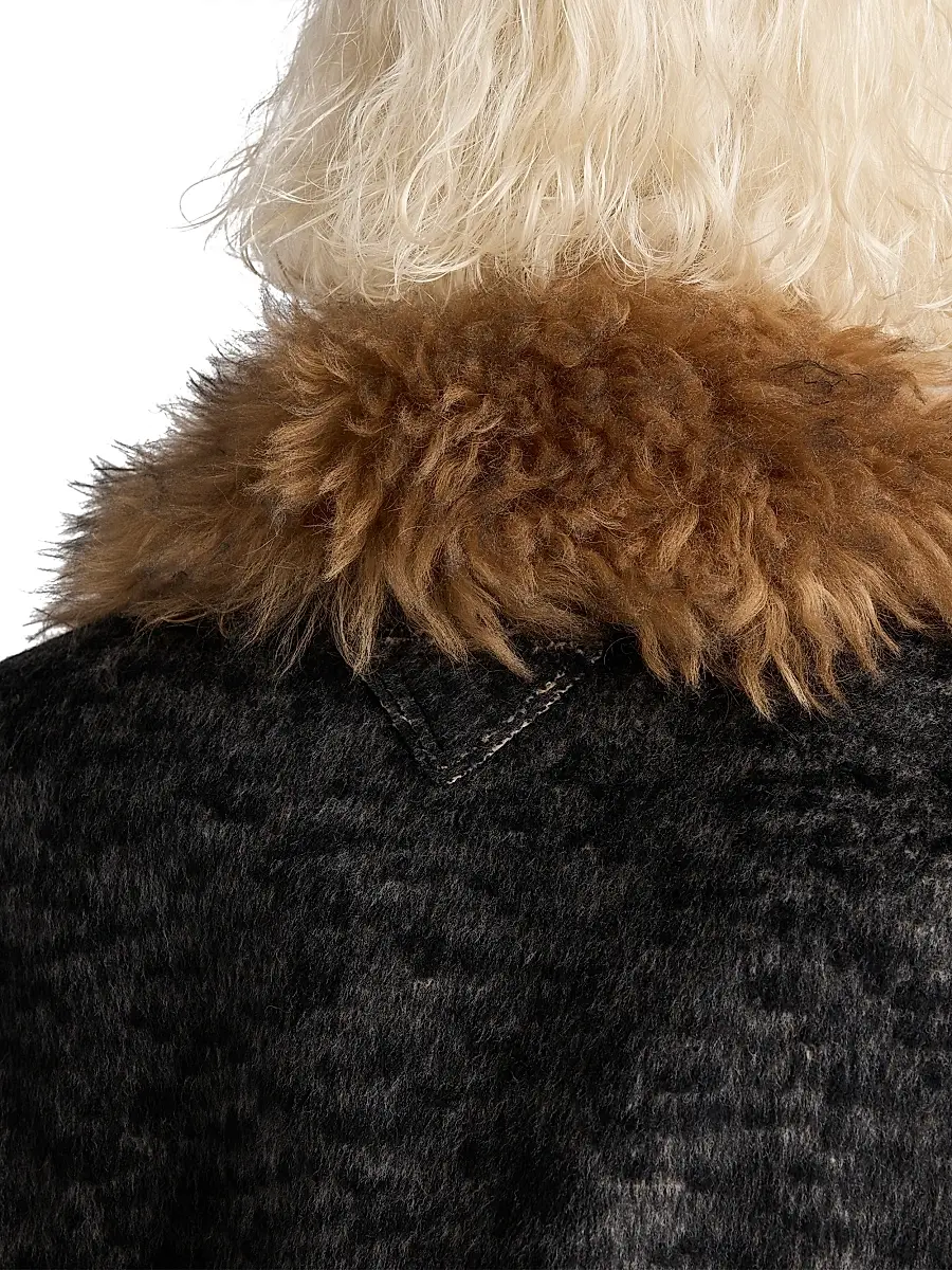 Prada Women's Single-Breasted Double Tweed Jacket | Thumbnail 5