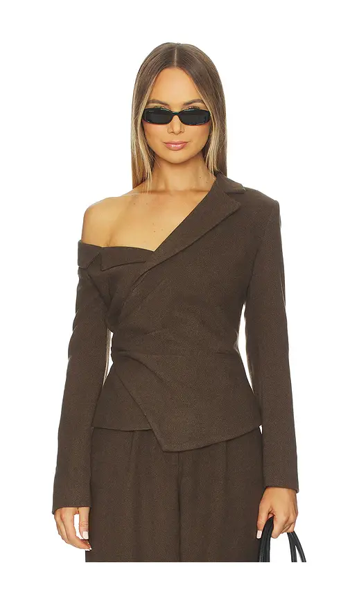 SAU LEE Neve Wool Top | Image 1 SAU LEE Neve Wool Top | Image 1