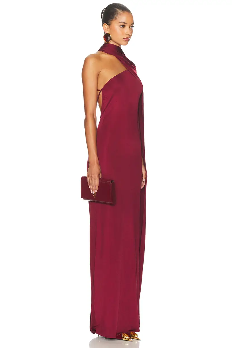 Helsa The Muse Cape Jersey Dress | Thumbnail 4