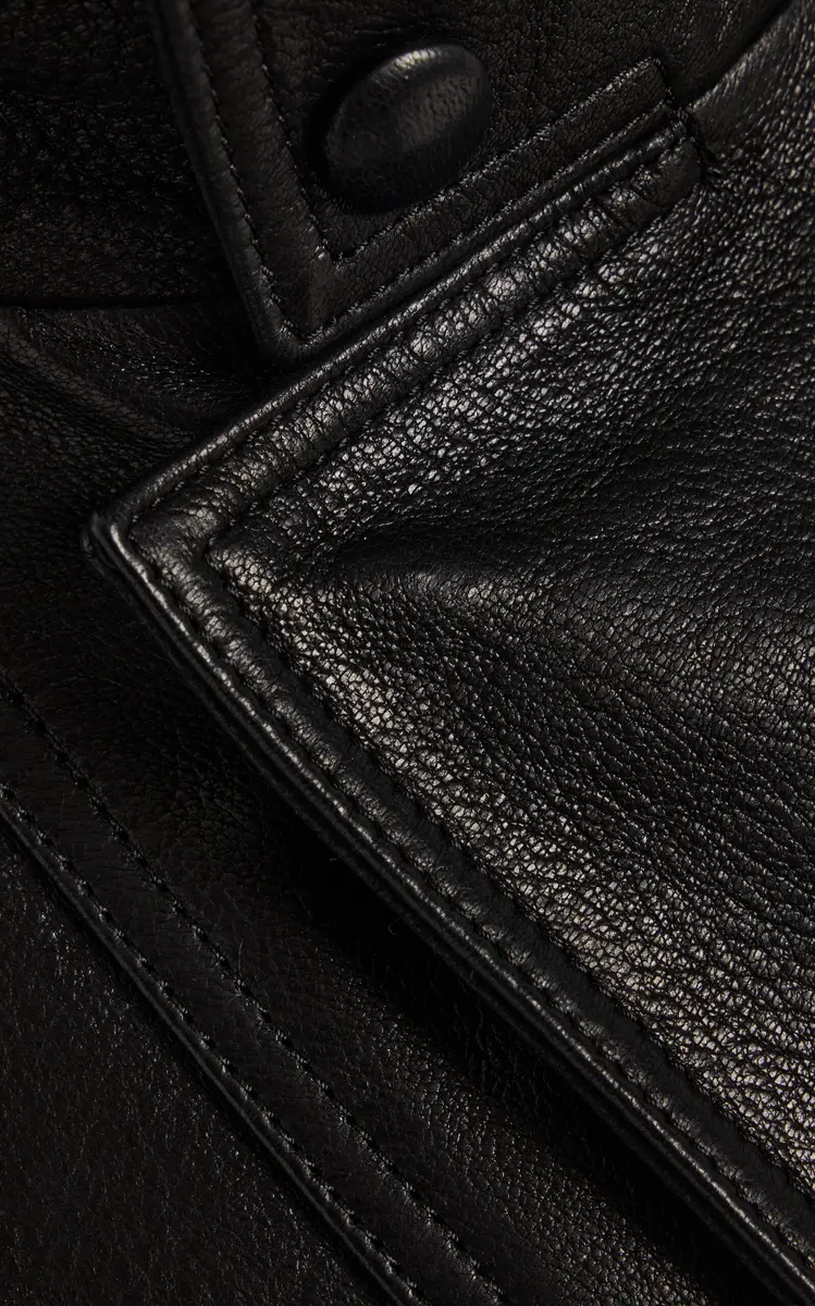 Nour Hammour Ariste Leather Bomber Jacket | Thumbnail 5 Nour Hammour Ariste Leather Bomber Jacket | Thumbnail 5