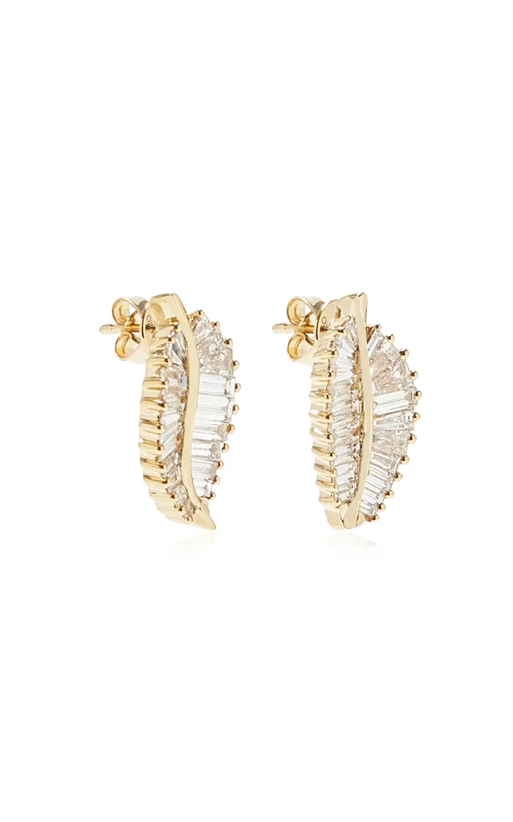 Anita Ko 18K Yellow Gold Diamond Earrings | Thumbnail 5 Anita Ko 18K Yellow Gold Diamond Earrings | Thumbnail 5