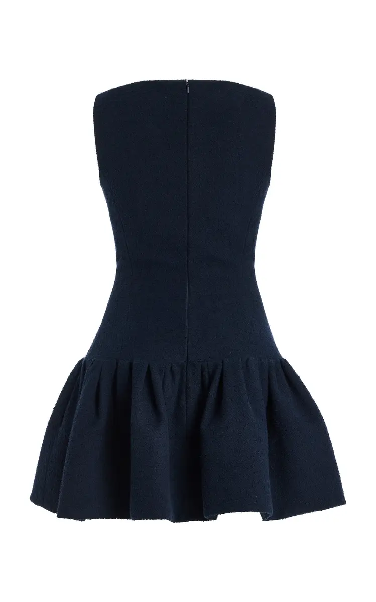 Oscar de la Renta Flared Drop-Waist Tweed Mini Dress | Thumbnail 5 Oscar de la Renta Flared Drop-Waist Tweed Mini Dress | Thumbnail 5