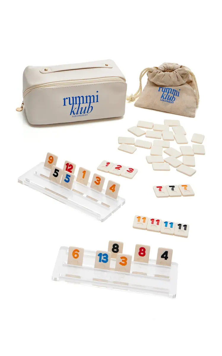 RummiKlubLA Rummi Vanity Game Set - Blue